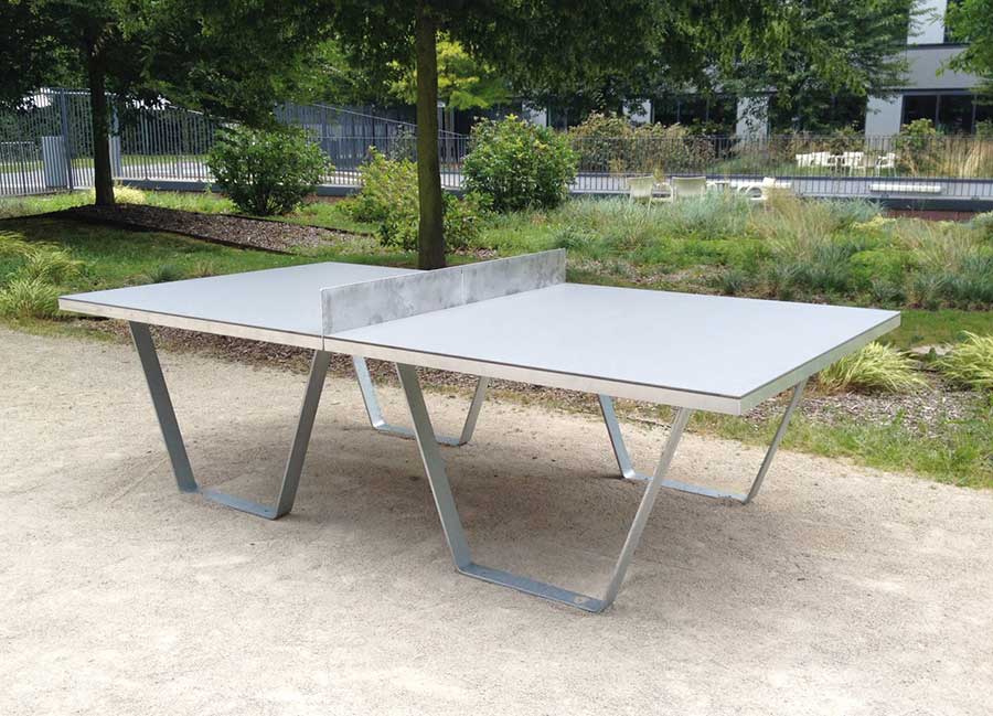 Table de ping pong béton